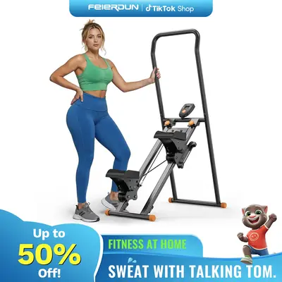 Niceday Stair Stepper with Handlebar for Full-Body Workout, Home Fitness Machine with Pedals and Adjustable Resistance,300LBS...