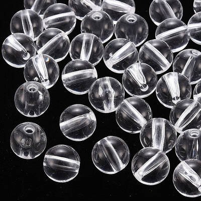 Transparent Acrylic Beads