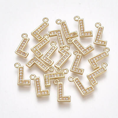 Brass Cubic Zirconia Charms