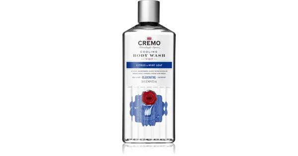 Cremo Cooling Citrus and mint leaves hydrating shower gel 473 ml