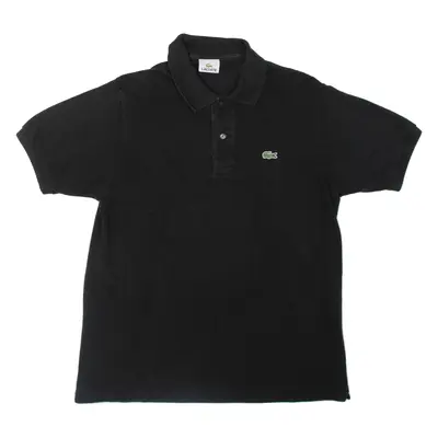 LACOSTE Mens Polo Shirt Black M