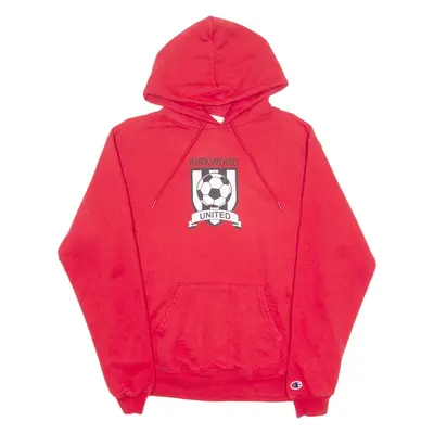 CHAMPION Kirkwood United Mens Red Hoodie USA M