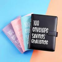100 Envelopes Money Saving Challenge - A5 Money Saver Budget Binder Book with Cash Envelopes and Numbers. 2024 new model, big...
