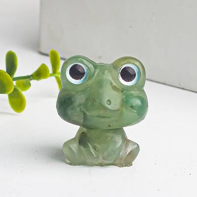 Resin Frog Display Decoration