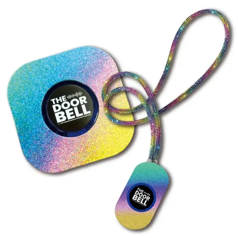 Doorbell Wireless Classroom Management Tool with Shiny Lanyard, 4 Volume Controls and 38 Tones