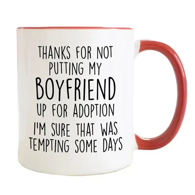 Thanks For Not Putting My Boyfriend Up For Adoption, Gifts For Boyfriend's Mother, Mother's Day Gift, Future Mother In Law Gi...