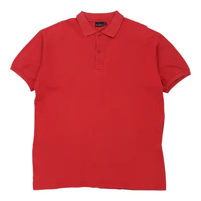 Conte Of Florence Polo Shirt - 2XL Red Cotton