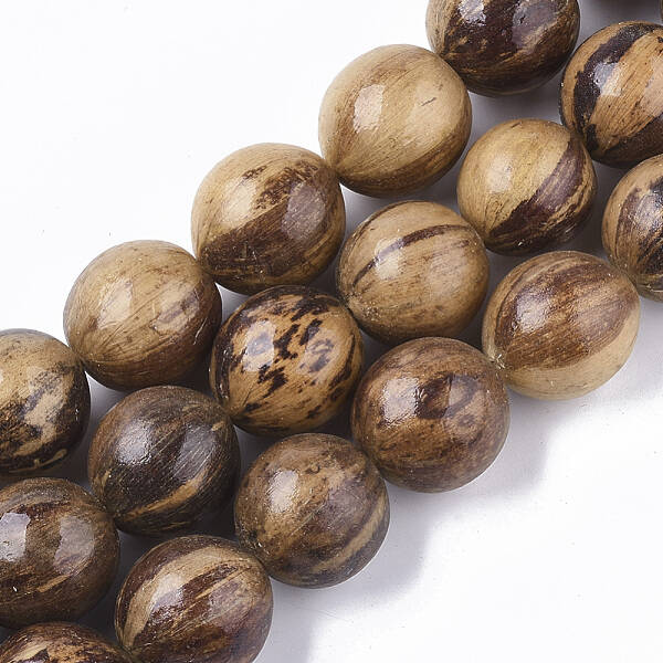 Undyed & Natural Wood Beads Strands