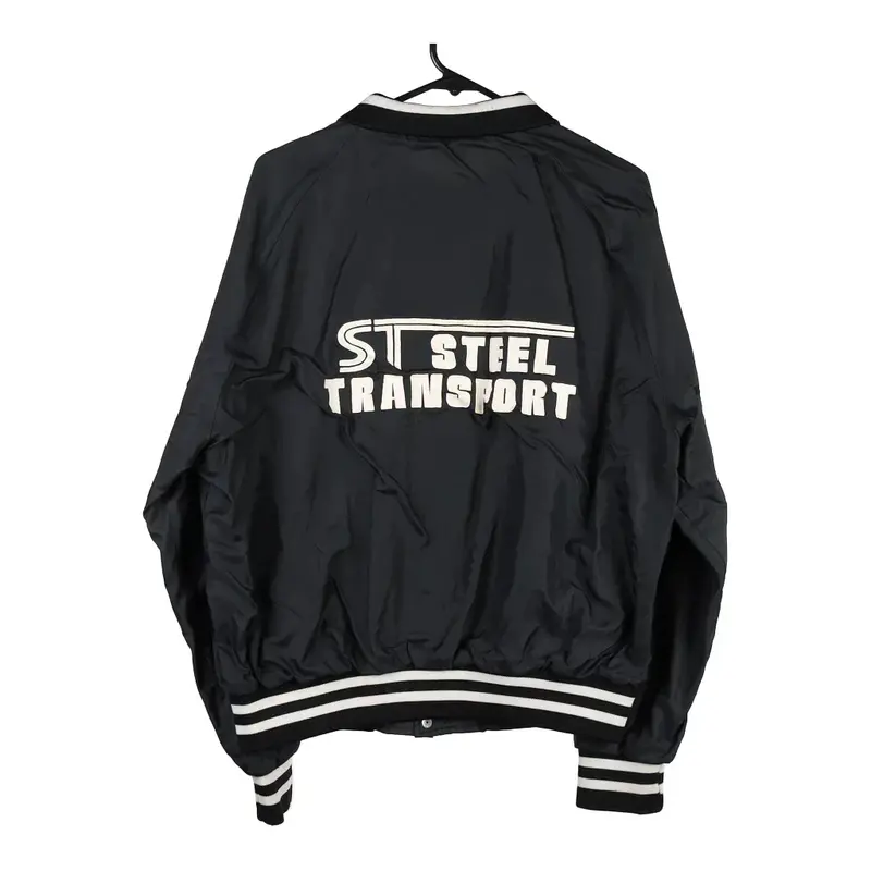 Francine Hilton Bomber Jacket - Large Black Nylon