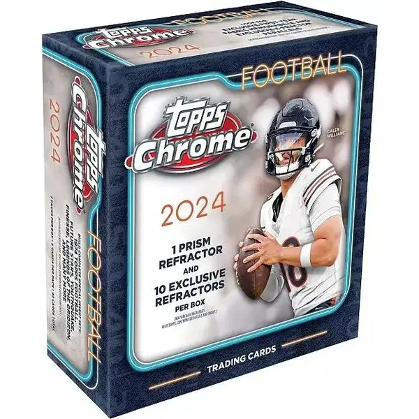 2024 Topps Chrome Football Mega Trading Cards