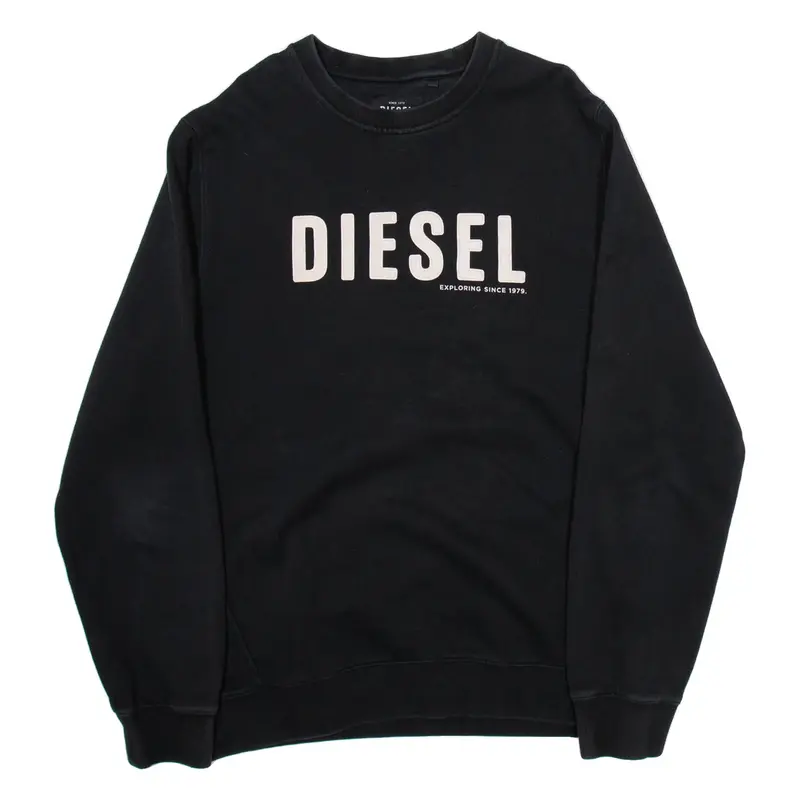 DIESEL Womens Sweatshirt Black XL