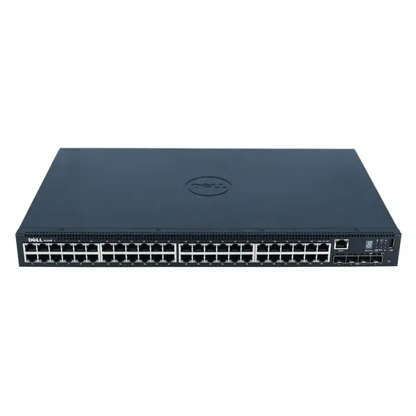 0VI43P Dell EMC PowerSwitch N1500 Series N1548 48 x 10/100/1000Base-T RJ-45 and 4 x 10GbE SFP+ Ports Layer 3 Managed Gigabit ...