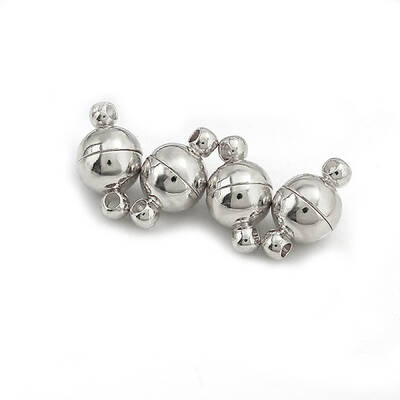 Brass Magnetic Clasps with Loops