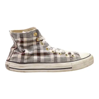 CONVERSE High Top Trainers Beige Canvas Womens UK 7