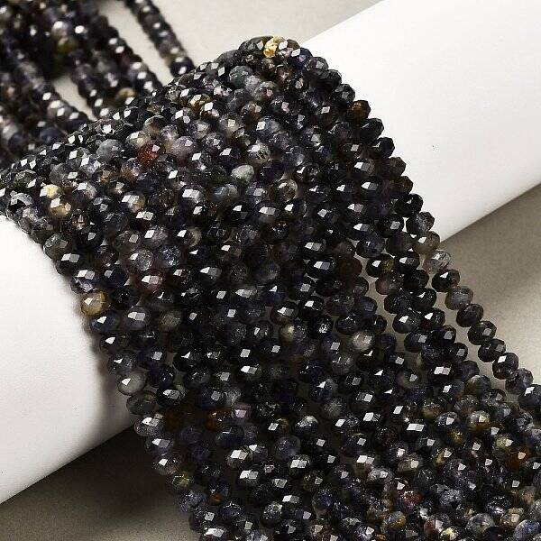 Natural Iolite Beads Strands