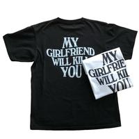 My Girlfriend Will Kll You, Funny Relationship T-Shirt, Boyfriend Gift, Couple Tee, Valentine’s Day, Unisex Short Sleeve To...