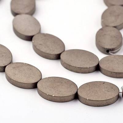 Electroplate Non-magnetic Synthetic Hematite Beads Strands