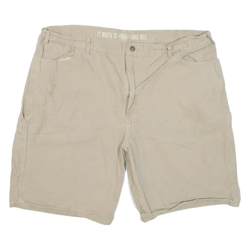 DICKIES Mens Workwear Shorts Brown 2XL W42