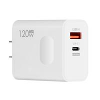 120W GaN Fast Charger PD USB-C Wall Charger Adapter For iPhone 16 15 14 13 12 11 Samsung S24 S23 S22 S21 Cell Phone Universal