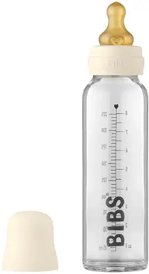 Bibs Baby Glass Bottle 225 Ml Ivory Baby Bottle 225 Ml