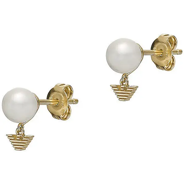 Emporio armani Elegant earrings IN gold plating with pearls EG3583710
