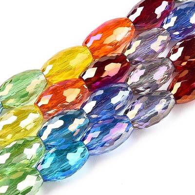 Transparent Glass Beads Strands