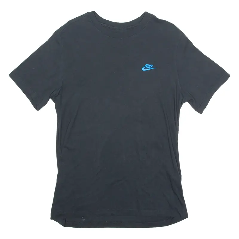 NIKE Mens T-Shirt Black Crew Neck M
