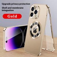 [Alloy Lens Guard ] 2025 Latest Advanced Privacy Protection Phone case for iP16 15 14 13 12 promax  Peep-Proof Screen Aluminu...
