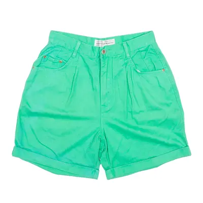 GLORIA VANDERBILT Casual Shorts Green Relaxed Womens XS W27
