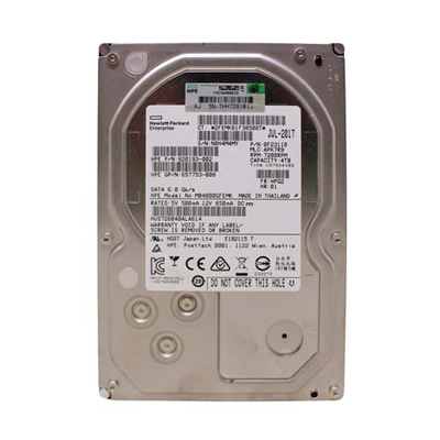 820193-002 HP 4TB 6Gb/s SATA 7200 3.5-Inch Hard Drive