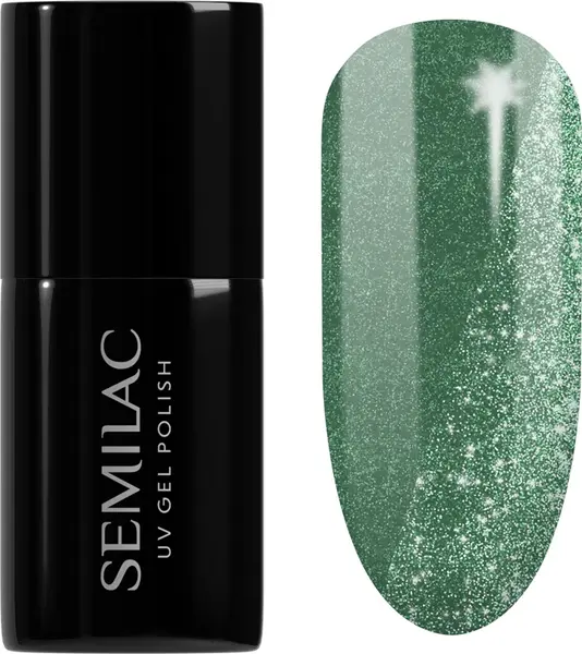 Semilac UV Hybrid New YEAAH Gel Nail Polish with UV/LED Lamp Color 410 More Energy 7 ml