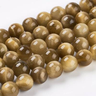 Natural Gold Tiger Eye Beads Strands
