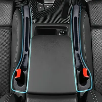 Car Seat-Gap Storage Strip, Cars Seat-Gap Organizer, Leak-proof Design Cars Seat-Gap Storage Strip, Car Console Organizer, Ca...