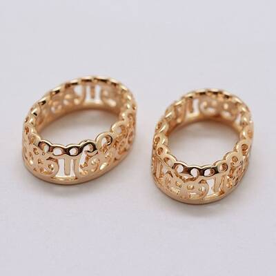 Brass Sew on Prong Settings