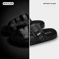 Reflective Slides for Men and Women – Full 3M Reflective Sandals with Adjustable Straps, Arch Support & Anti-Slip Sole, Com...