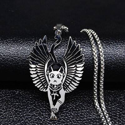 304 Stainless Steel Enamel Pendant Necklaces for Women Men