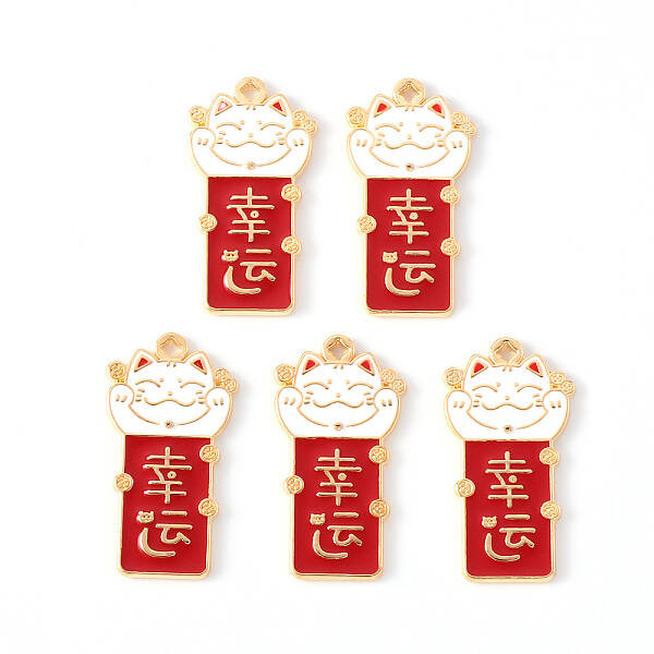 Alloy Enamel Pendants