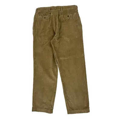 Nautica Cord Trousers - 32? Waist Brown Cotton Blend