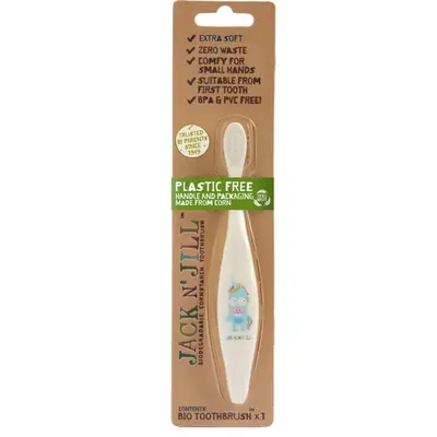 Jack n jill Organic & Biodegradable Unicorn Toothbrush