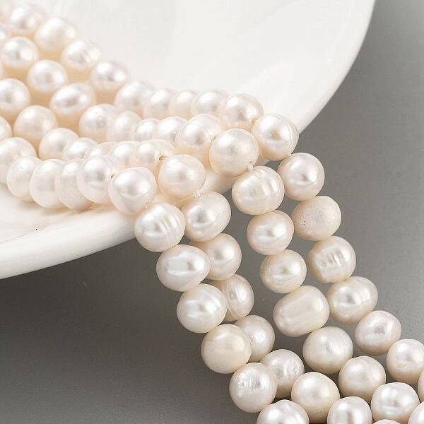 Natural Cultured Freshwater Pearl Beads Strands