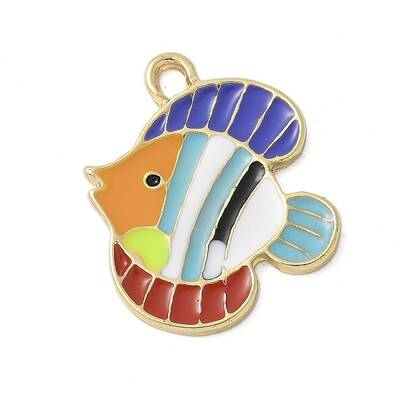 Ocean Theme Alloy Enamel Pendants