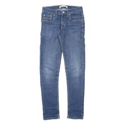 LEVI'S 512 Jeans Blue Denim Slim Tapered Boys W26 L28
