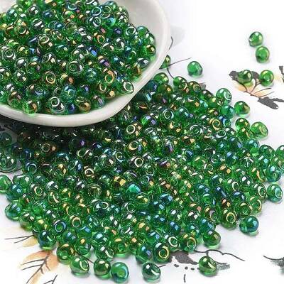 6/0 Inside Colours Glass Seed Beads
