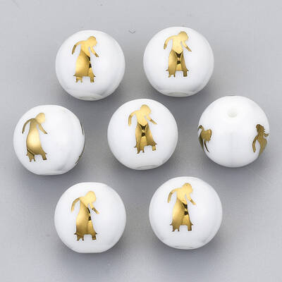 Electroplate Glass Beads