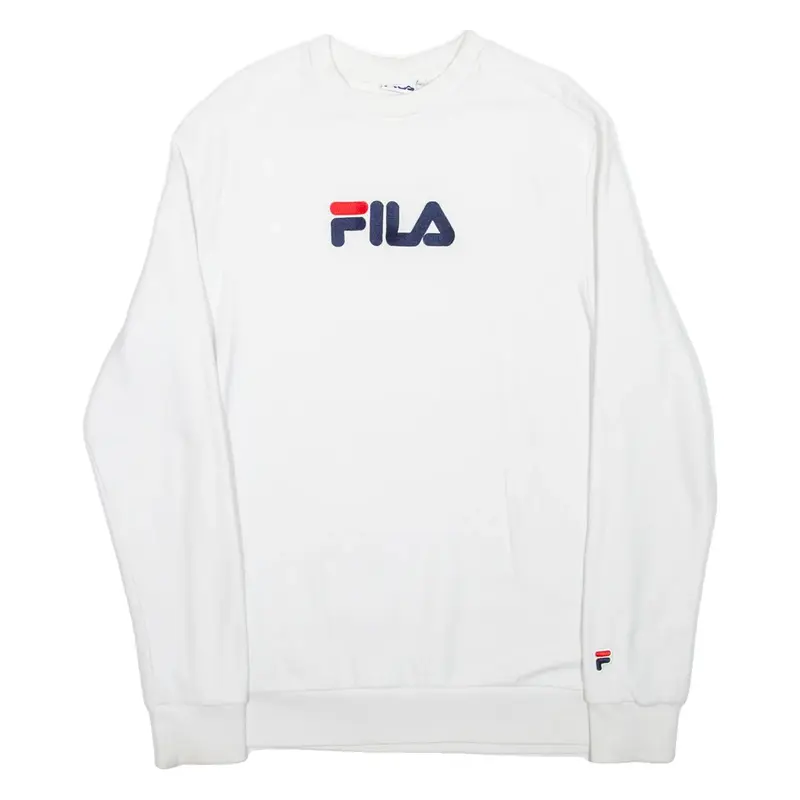 FILA Mens Sweatshirt White L