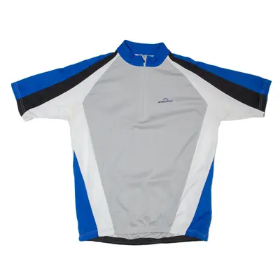 TCM Cycling Mens Jersey Grey 1/2 Zip L