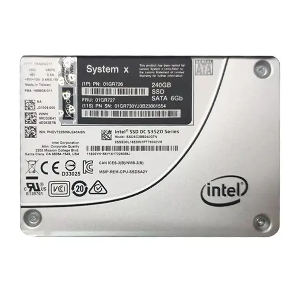01GR727 Lenovo 240GB MLC SATA 6GB/s 2.5-Inch Internal Solid State Drive