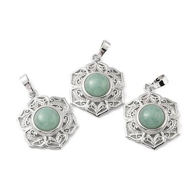 Natural Green Aventurine Pendants