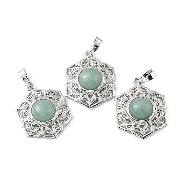 Natural Green Aventurine Pendants