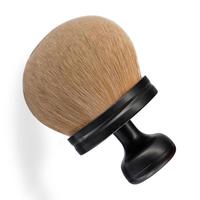 Big Self Tanner Brush, 74mm Brush Head, Extra Large Size, 360 Degree Grasp for Powder, Includes Face and Body Brush, Black